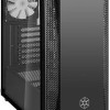 Silverstone FARA B1 RGB Gaming Midi Tower Κουτί Υπολογιστή με Πλαϊνό Παράθυρο Μαύρο