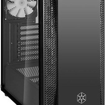 Silverstone FARA B1 RGB Gaming Midi Tower Κουτί Υπολογιστή με Πλαϊνό Παράθυρο Μαύρο