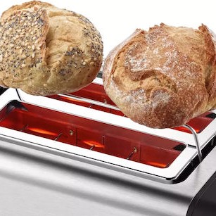 Bosch Φρυγανιέρα 2 Θέσεων 970W Μαύρη