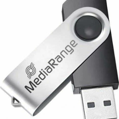 MediaRange 64GB USB 2.0 Stick Ασημί