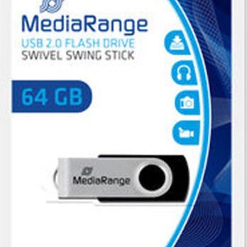 MediaRange 64GB USB 2.0 Stick Ασημί