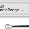 MediaRange 16GB USB 3.0 Stick Λευκό