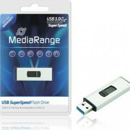 MediaRange 64GB USB 3.0 Stick Λευκό