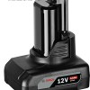 Bosch Σετ 2 Μπαταριών Εργαλείου Λιθίου 12V Χωρητικότητας 2Ah με Φορτιστή GAL 12V-40