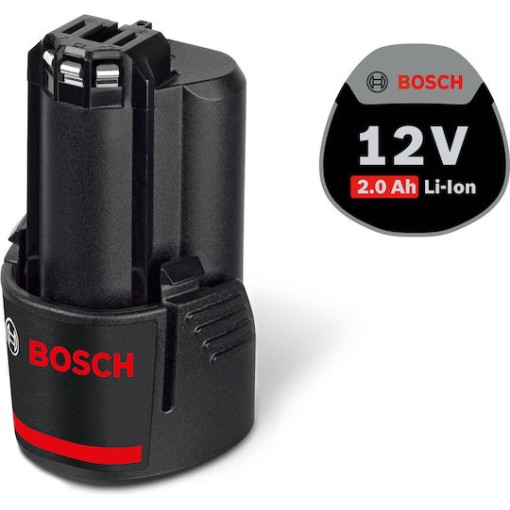 Bosch Σετ 2 Μπαταριών Εργαλείου Λιθίου 12V Χωρητικότητας 2Ah με Φορτιστή GAL 12V-40