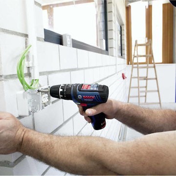 Bosch GSB 12V-15 Κρουστικό Δραπανοκατσάβιδο Μπαταρίας 12V 2x2Ah