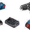 Bosch GSR 18V-21 Δραπανοκατσάβιδο Μπαταρίας 18V 2x2Ah