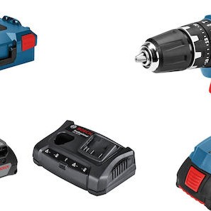 Bosch GSR 18V-21 Δραπανοκατσάβιδο Μπαταρίας 18V 2x2Ah