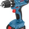 Bosch GSR 18V-21 Δραπανοκατσάβιδο Μπαταρίας 18V 2x2Ah