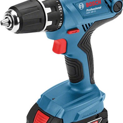 Bosch GSR 18V-21 Δραπανοκατσάβιδο Μπαταρίας 18V 2x2Ah