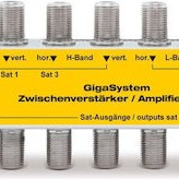 Technisat Ενδιάμεσος Διακόπτης σε Κίτρινο Χρώμα