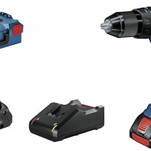 Bosch GSB 18V-55 Κρουστικό Δραπανοκατσάβιδο Μπαταρίας Brushless 18V 2x4Ah