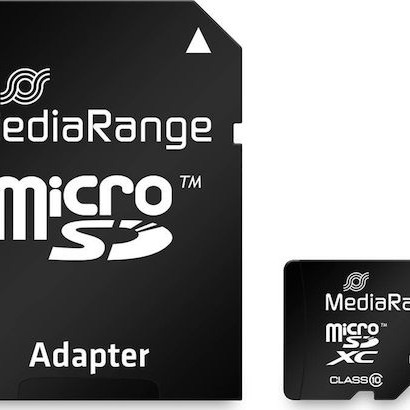 MediaRange microSDXC 64GB Class 10 A1 High Speed με αντάπτορα