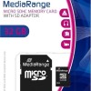 MediaRange MR959 microSDHC 32GB Class 10 A1 High Speed με αντάπτορα