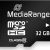 MediaRange MR959 microSDHC 32GB Class 10 A1 High Speed με αντάπτορα