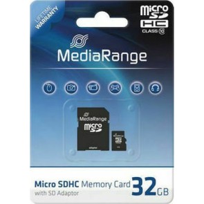 MediaRange MR959 microSDHC 32GB Class 10 A1 High Speed με αντάπτορα