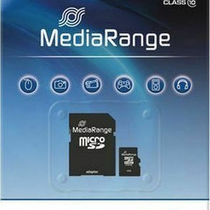 MediaRange MR959 microSDHC 32GB Class 10 A1 High Speed με αντάπτορα