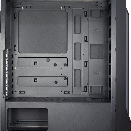 Inter-Tech A-3411 Creek Gaming Midi Tower Κουτί Υπολογιστή με RGB Φωτισμό Μαύρο