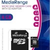 MediaRange microSDHC 4GB Class 10 High Speed με αντάπτορα