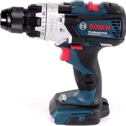 Bosch GSB 18V-110 C Κρουστικό Δραπανοκατσάβιδο Μπαταρίας Solo Brushless 18V
