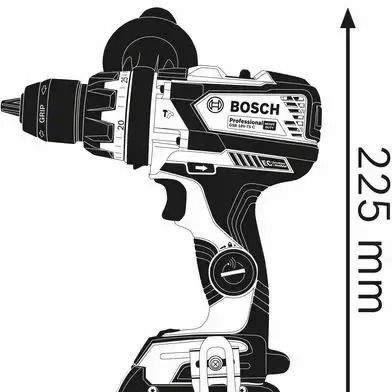Bosch GSB 18V-110 C Κρουστικό Δραπανοκατσάβιδο Μπαταρίας Solo Brushless 18V