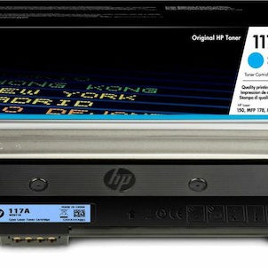 HP 117A Γνήσιο Toner Laser Εκτυπωτή Κυανό 700 Σελίδων (W2071A)