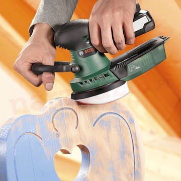 Bosch AdvancedOrbit 18 Έκκεντρο Τριβείο 125mm Μπαταρίας 18V Solo με Ρύθμιση Ταχύτητας και με Σύστημα Αναρρόφησης