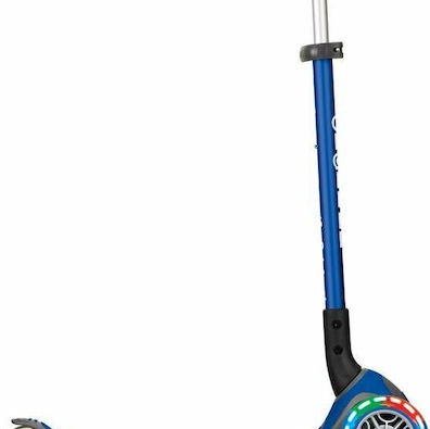 Globber Παιδικό Πατίνι Αναδιπλούμενο Master Lights Τρίτροχο για 4+ Ετών Μπλε