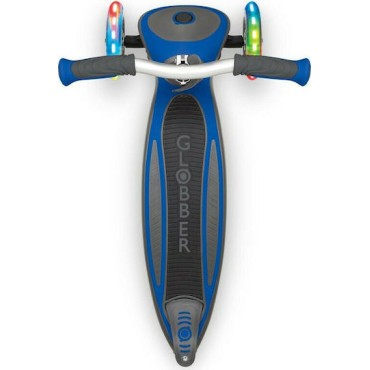 Globber Παιδικό Πατίνι Αναδιπλούμενο Master Lights Τρίτροχο για 4+ Ετών Μπλε