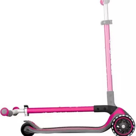 Globber Παιδικό Πατίνι Αναδιπλούμενο Master Lights Τρίτροχο για 4+ Ετών Ροζ