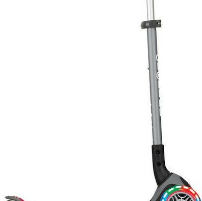 Globber Παιδικό Πατίνι Αναδιπλούμενο Master Lights Τρίτροχο για 4+ Ετών Μαύρο