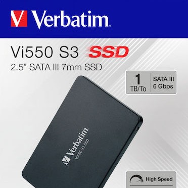 Verbatim Vi550 S3 SSD 1TB 2.5'' SATA III