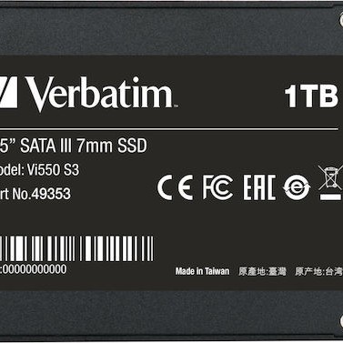 Verbatim Vi550 S3 SSD 1TB 2.5'' SATA III