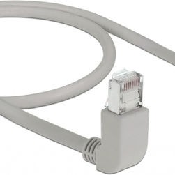 DeLock S/FTP Cat.6a Καλώδιο Δικτύου Ethernet 0.5m Γκρι