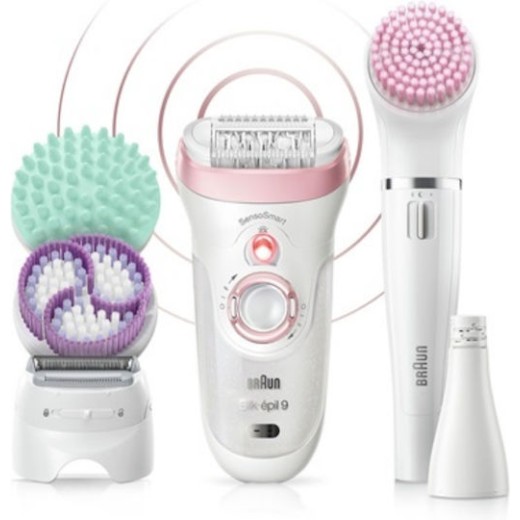 Braun Silk-Epil 9 Σετ Αποτρίχωσης Epilator για Πρόσωπο, Σώμα & Μπικίνι 9-995