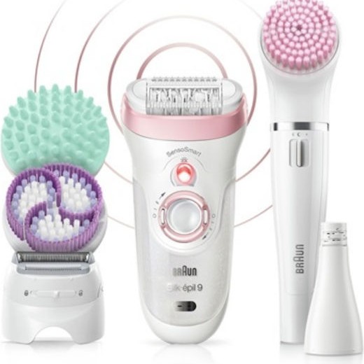 Braun Silk-Epil 9 Σετ Αποτρίχωσης Epilator για Πρόσωπο, Σώμα & Μπικίνι 9-995
