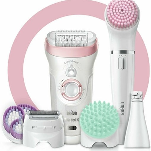 Braun Silk-Epil 9 Σετ Αποτρίχωσης Epilator για Πρόσωπο, Σώμα & Μπικίνι 9-995