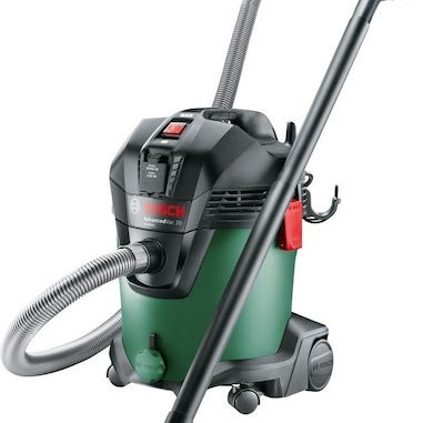 Bosch AdvancedVac 20 Σκούπα Υγρών / Στερεών 1200W με Πλαστικό Κάδο 20lt