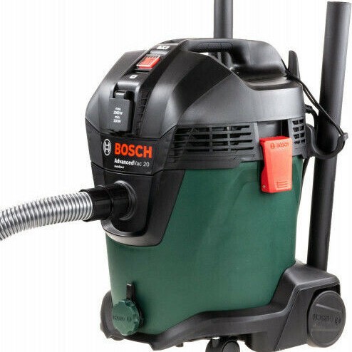 Bosch AdvancedVac 20 Σκούπα Υγρών / Στερεών 1200W με Πλαστικό Κάδο 20lt