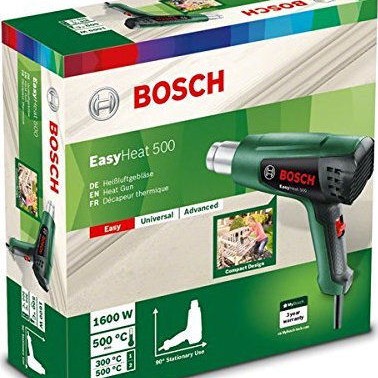 Bosch EasyHeat 500 Πιστόλι Θερμού Αέρα 1600W με Ρύθμιση Θερμοκρασίας εως και 500°C