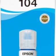 Epson 104 Γνήσιο Μελάνι Εκτυπωτή InkJet Κυανό (C13T00P240)