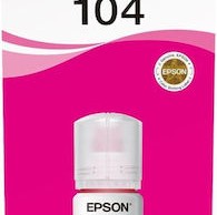 Epson 104 Γνήσιο Μελάνι Εκτυπωτή InkJet Ματζέντα (C13T00P340)