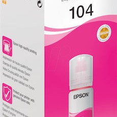 Epson 104 Γνήσιο Μελάνι Εκτυπωτή InkJet Ματζέντα (C13T00P340)