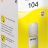 Epson 104 Γνήσιο Μελάνι Εκτυπωτή InkJet Κίτρινο (C13T00P440)