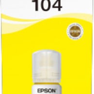 Epson 104 Γνήσιο Μελάνι Εκτυπωτή InkJet Κίτρινο (C13T00P440)