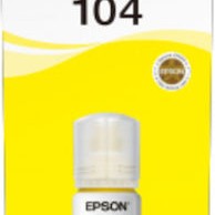 Epson 104 Γνήσιο Μελάνι Εκτυπωτή InkJet Κίτρινο (C13T00P440)