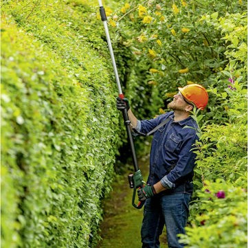 Bosch Universal Hedge Pole 18 Μπορντουροψάλιδο Μπαταρίας 18V Τηλεσκοπικό με Μήκος Λάμας 43cm