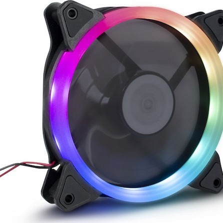 Argus RS-051 RGB Case Fan 120mm με Σύνδεση 4-Pin PWM