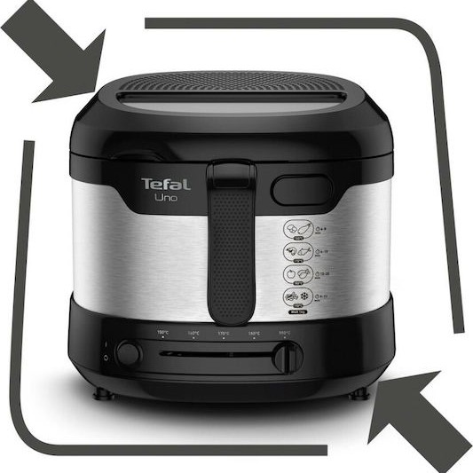 Tefal FF215D30 Φριτέζα 1.8lt Μαύρη