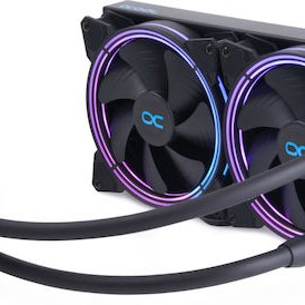 Alphacool Aurora 280 Digital RGB Υδρόψυξη Επεξεργαστή Διπλού Ανεμιστήρα 140mm για Socket AM4/AM5/1200/115x